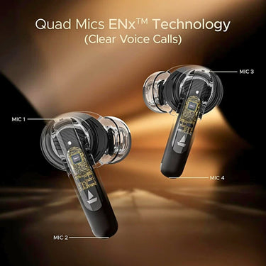 boAt Airdopes 141 ANC TWS Earbuds with 32dB Noise Cancellation, 50ms Low Latency, 42Hrs Playtime, Quad Mics with ENx, Fast Charge, IPX5 & Bluetooth v5.3